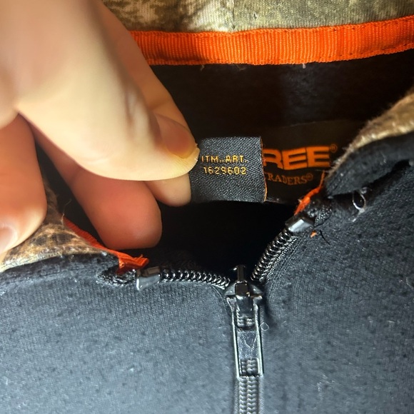 Real tree black camo hood zip-up hoodie - Picture 6 of 9